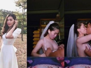 Nay em mặc đồ cô dâu nhìn nứng quá